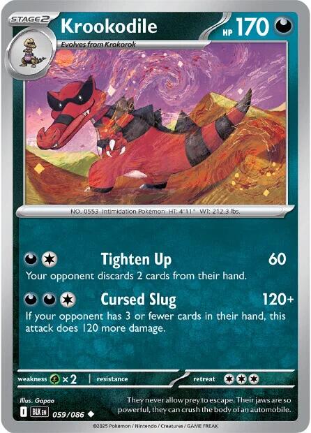 Krookodile (062/086) [Scarlet & Violet: Black Bolt]