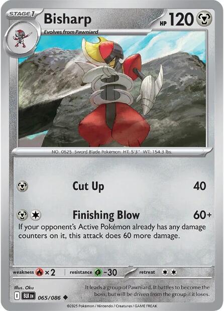 Bisharp (067/086) [Scarlet & Violet: Black Bolt]
