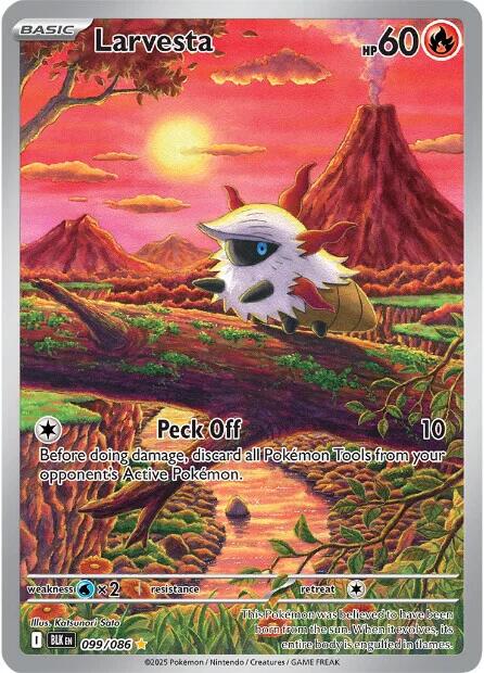 Larvesta (103/086) [Scarlet & Violet: Black Bolt]