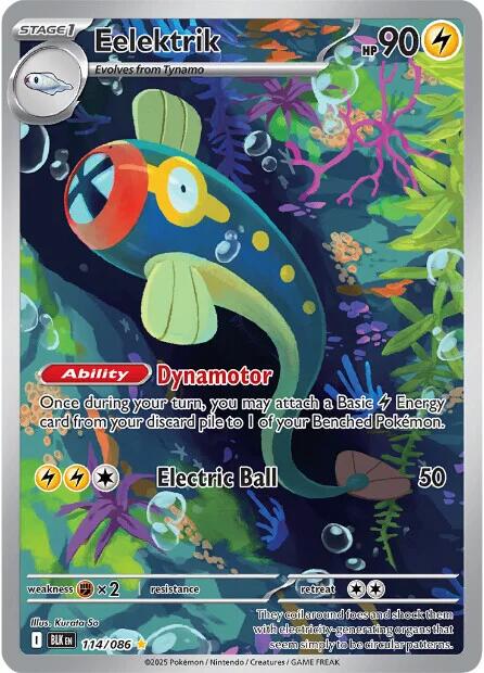 Eelektrik (118/086) [Scarlet & Violet: Black Bolt]