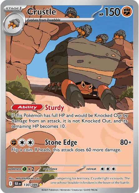 Crustle (136/086) [Scarlet & Violet: Black Bolt]