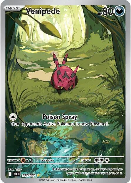 Venipede (138/086) [Scarlet & Violet: Black Bolt]
