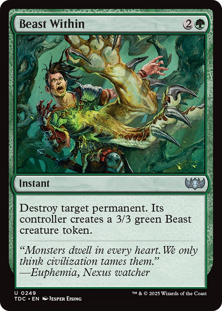 Beast Within (249) [Commander: Tarkir: Dragonstorm]