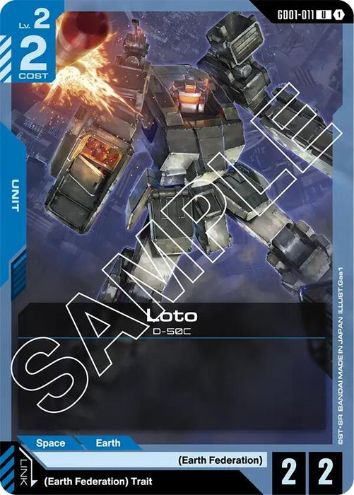 Image for Loto (GD01-011) (Newtype Rising) - Gundam Card Game