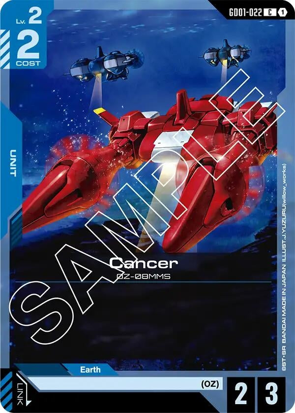 Image for Cancer (GD01-022) (Newtype Rising) - Gundam Card Game