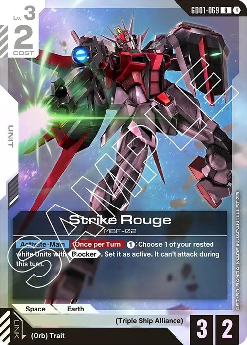 Image for Strike Rouge (GD01-069) (Newtype Rising) - Gundam Card Game