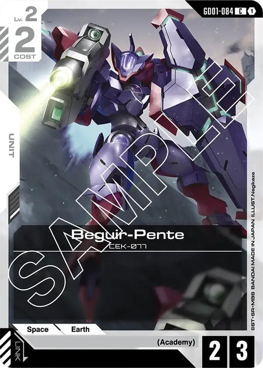 Image for Beguir-Pente (GD01-084) (Newtype Rising) - Gundam Card Game