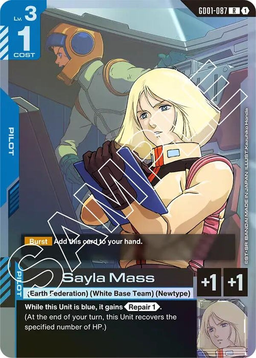 Image for Sayla Mass (GD01-087) (Newtype Rising) - Gundam Card Game