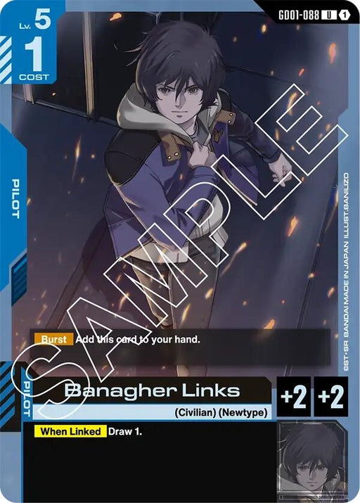 Image for Banagher Links (GD01-088) (Newtype Rising) - Gundam Card Game