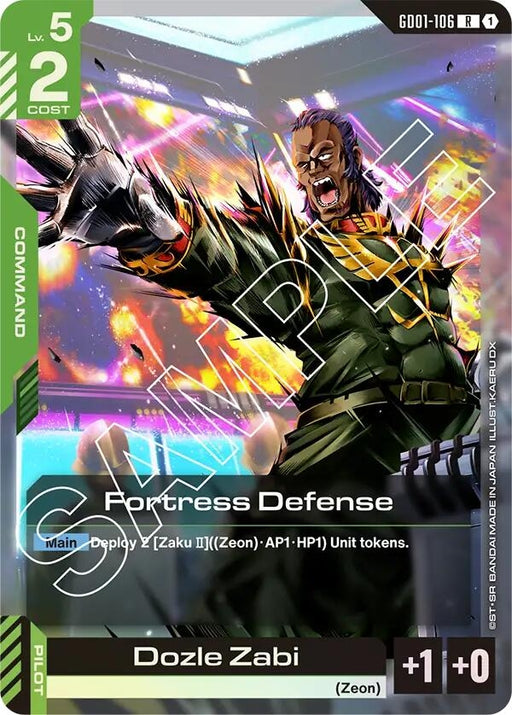 Image for Fortress Defense (GD01-106) (Newtype Rising) - Gundam Card Game
