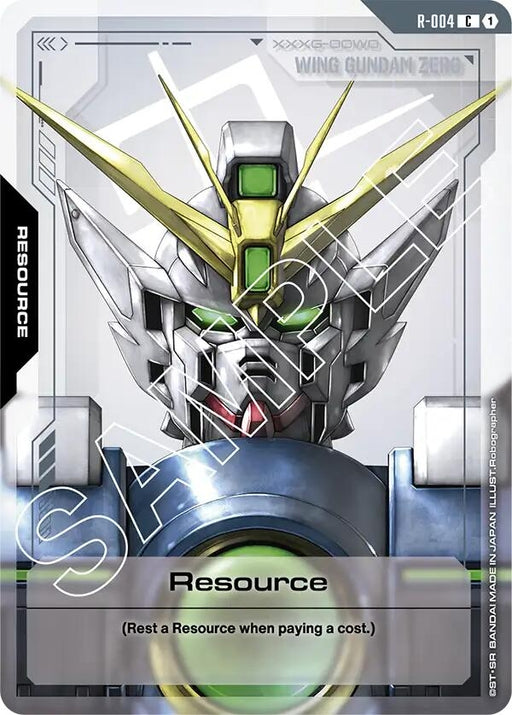 Image for Resource (R-004) (R-004) (Newtype Rising) - Gundam Card Game