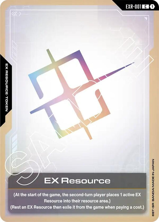 Image for EX Resource (EXR-001) (Newtype Rising) - Gundam Card Game