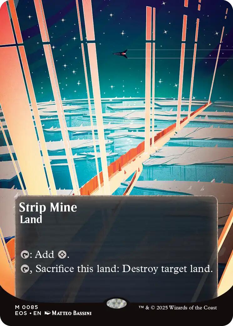 Strip Mine (0085) (Borderless) (85) [Edge of Eternities: Stellar Sights]