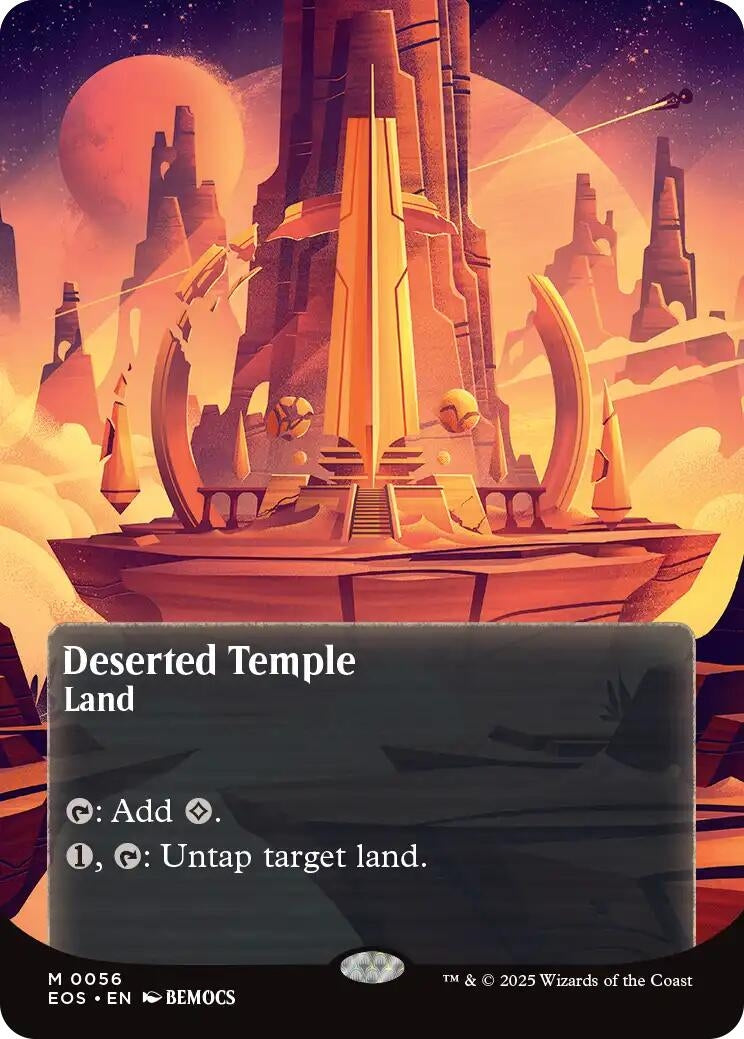 Deserted Temple (0056) (Borderless) [Edge of Eternities: Stellar Sights]