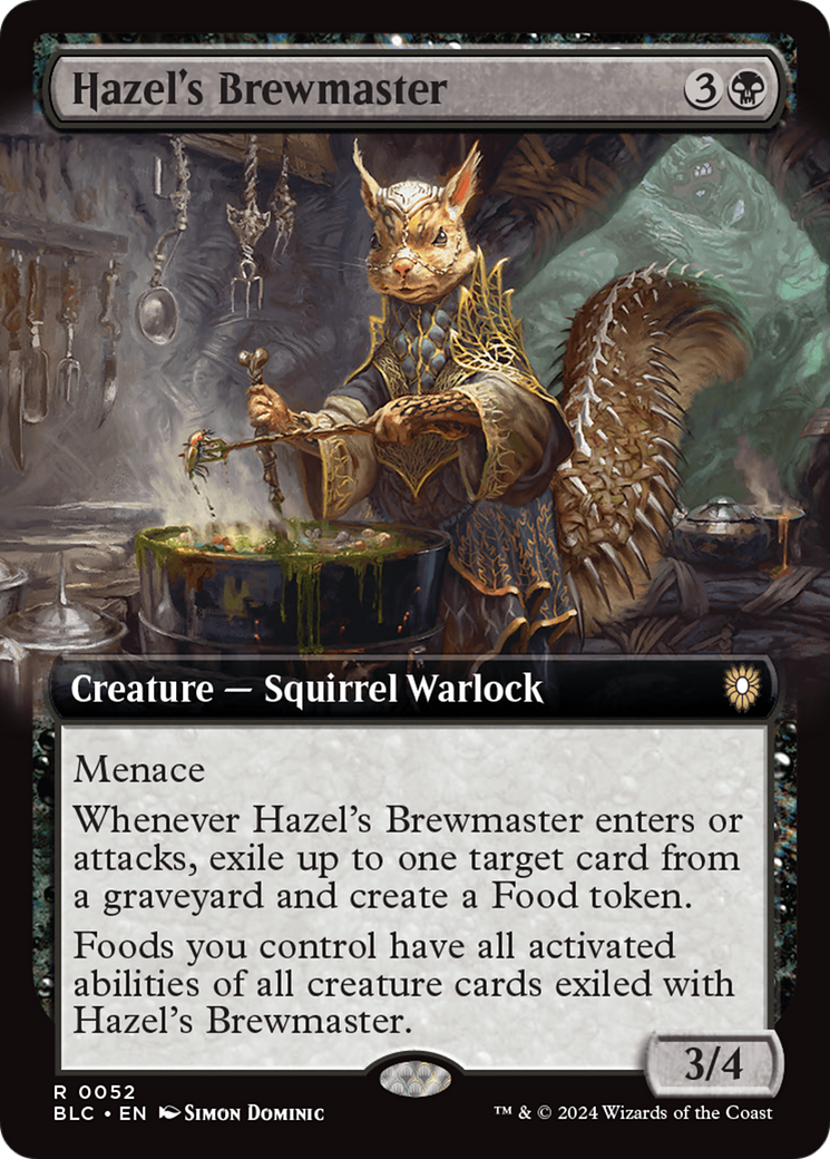 Hazel's Brewmaster (Extended Art) (52) [Commander: Bloomburrow]