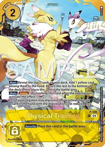 Physical Training (Premium Card Collection -Digimon Training Set-) (P-105 P) [Digimon Promotion Cards]