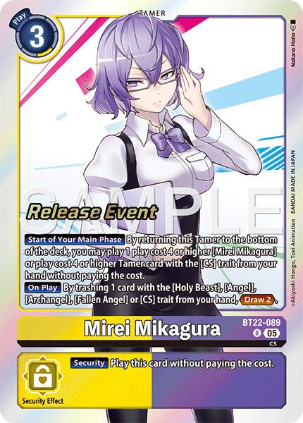 Mirei Mikagura (BT22-089 R) [Cyber Eden Release Event Cards]