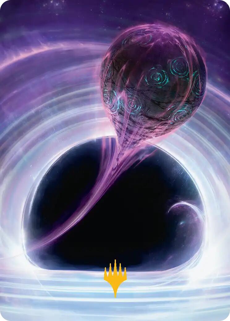 Susur Secundi, Void Altar Art Card (Gold-Stamped Planeswalker Symbol) (33) [Art Series: Edge of Eternities]