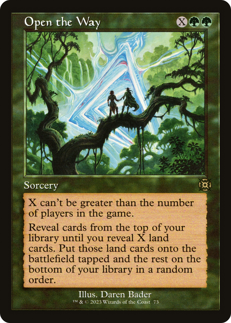 Open the Way (Retro Frame) (73) [March of the Machine: The Aftermath]