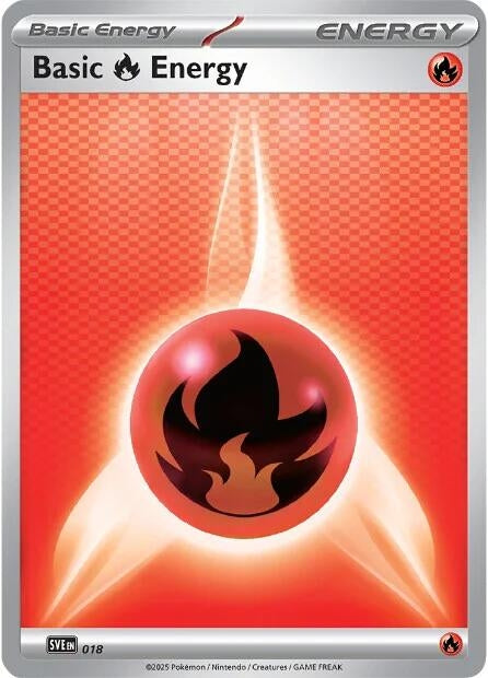 Basic Fire Energy - 018 (018) [SVE: Scarlet & Violet Energies]