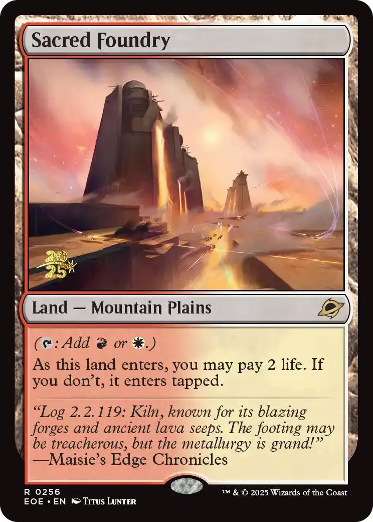 Sacred Foundry (256) [Prerelease Cards]