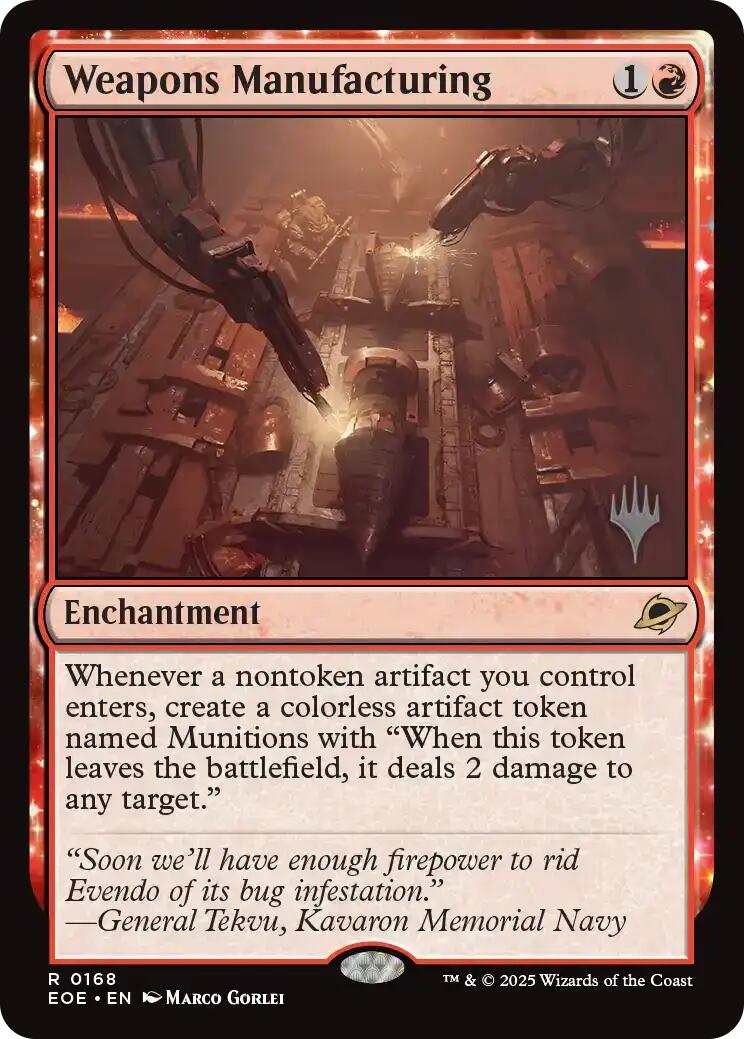 Weapons Manufacturing (168) [Promo Pack: Edge of Eternities]