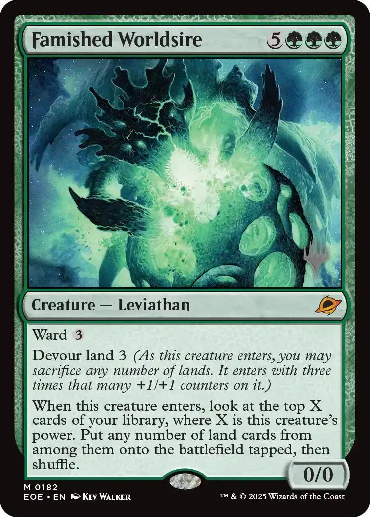 Famished Worldsire (182) [Promo Pack: Edge of Eternities]