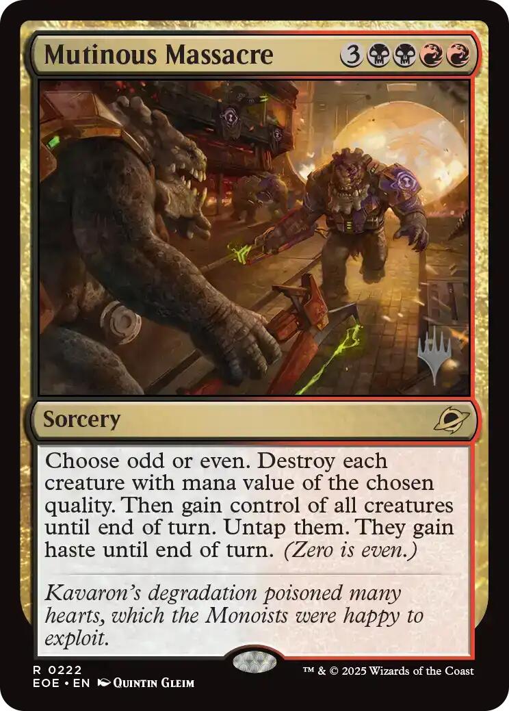 Mutinous Massacre [Edge of Eternities Promo Pack]