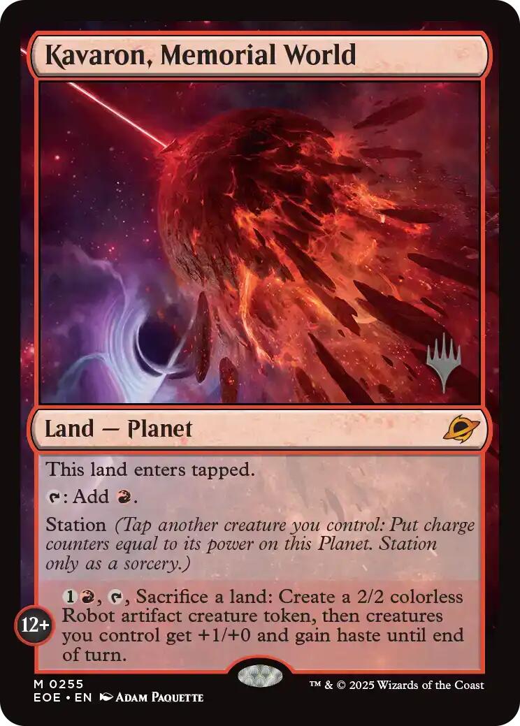 Kavaron, Memorial World (255) [Promo Pack: Edge of Eternities]