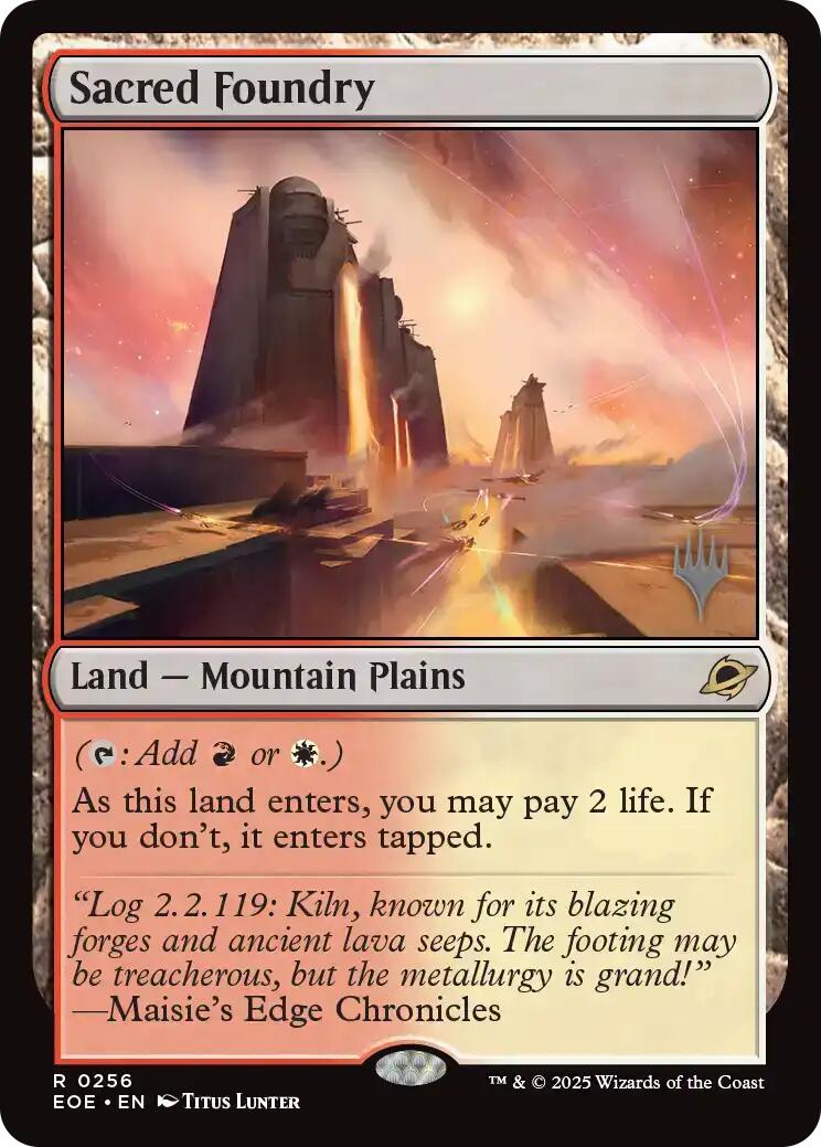 Sacred Foundry (256) [Promo Pack: Edge of Eternities]