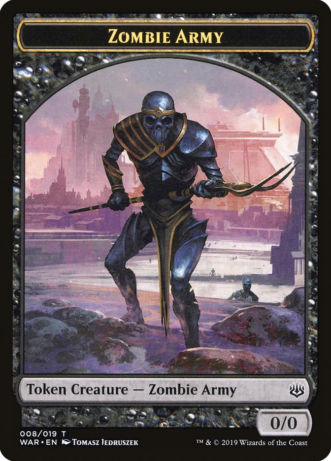 Zombie Army Token (008) (8) [War of the Spark]