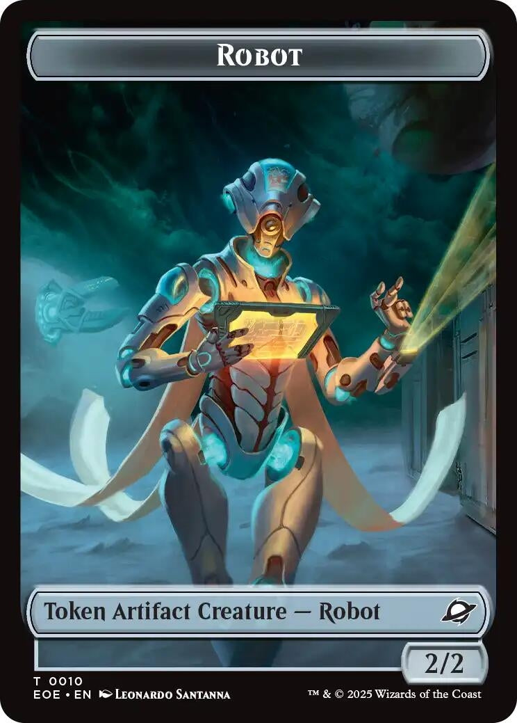 Robot // Drone Double-Sided Token (10 // 3) [Edge of Eternities]