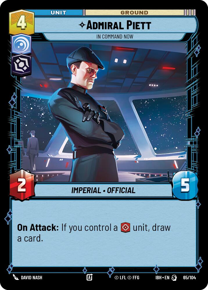 Admiral Piett - In Command Now (65/104) (65/104) [Intro Battle: Hoth]
