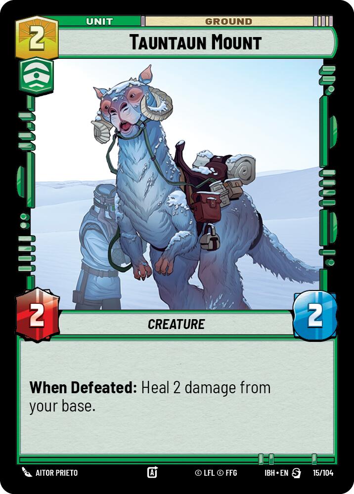 Tauntaun Mount (15/104) [Intro Battle: Hoth]