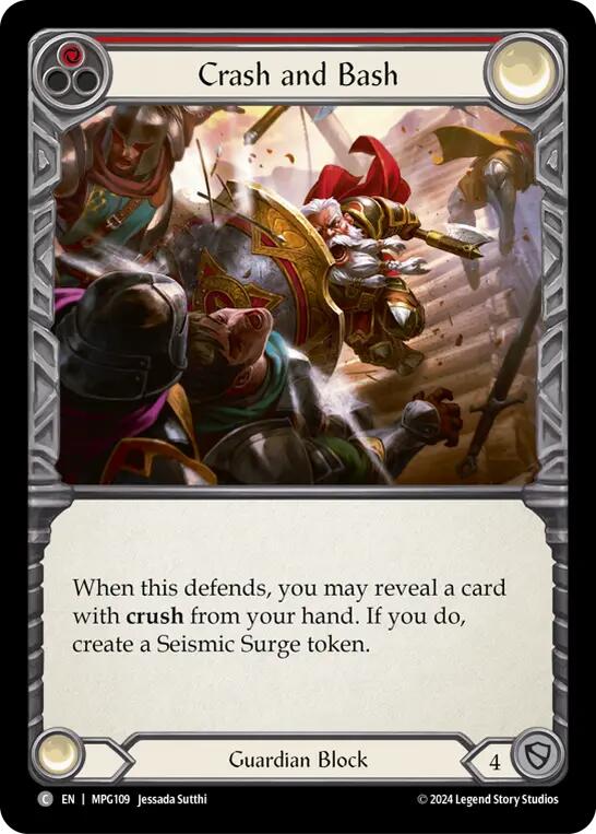 Crash and Bash (Red) (MPG109) [Mastery Pack Guardian]