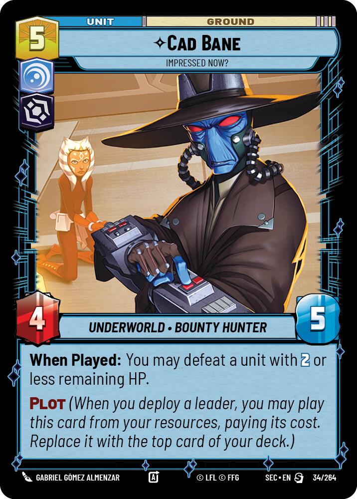 Cad Bane - Impressed Now? (34/264) [Secrets of Power]