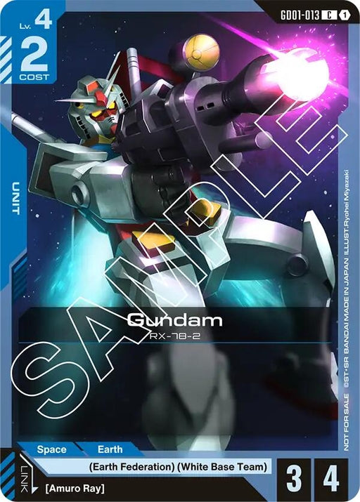 Image for Gundam (GD01-013) (Launch Kit 01) (GD01-013) [Gundam Promotional Cards] - Gundam Card Game