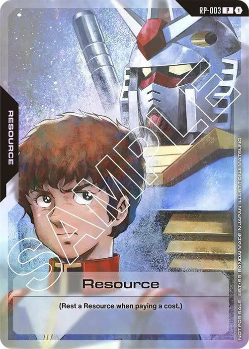 Image for Resource (RP-003) (Mobile Suit Gundam) (RP-003) [Promotional Resource Tokens] - Gundam Card Game