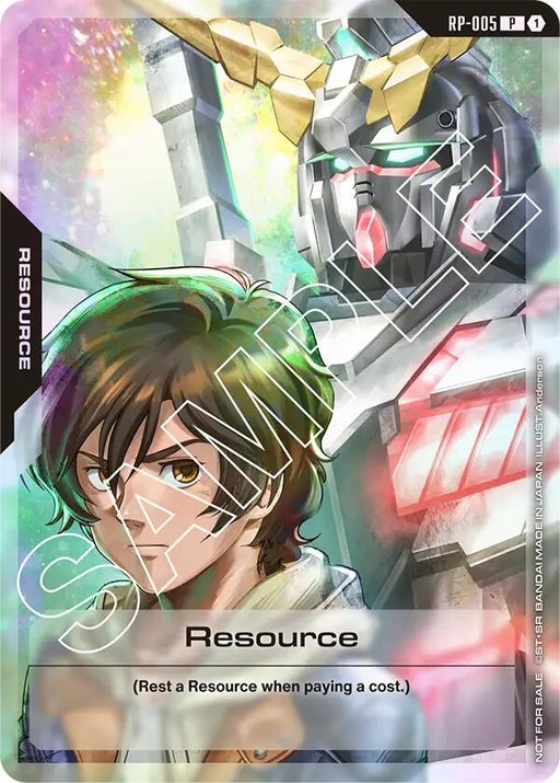 Image for Resource (RP-005) (Mobile Suit Gundam Unicorn) (RP-005) [Promotional Resource Tokens] - Gundam Card Game