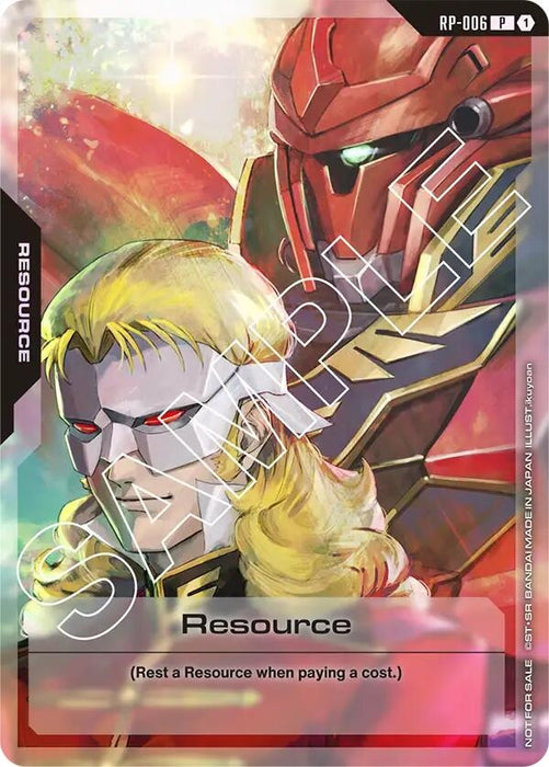 Image for Resource (RP-006) (Mobile Suit Gundam Unicorn) (RP-006) [Promotional Resource Tokens] - Gundam Card Game