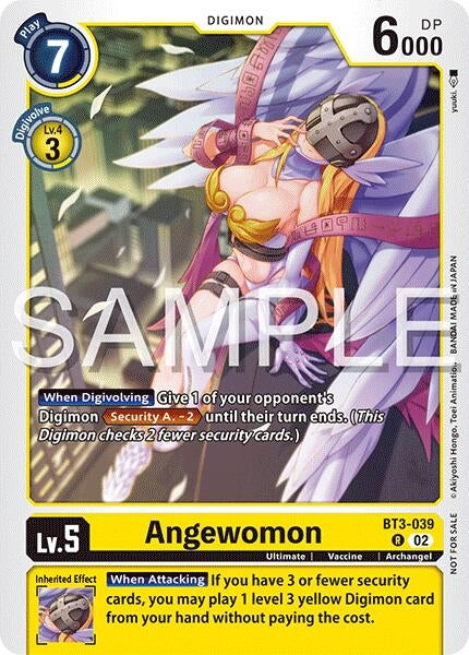 Angewomon [BT3-039] (Time Stranger Demo Deck) [Digimon Demo Deck Exclusive Cards]