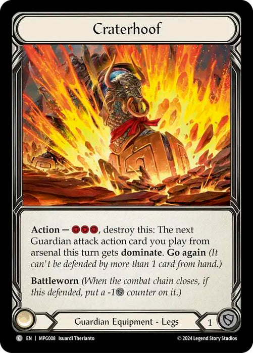 Craterhoof [BVO008] (Mastery Pack Guardian)  Cold Foil