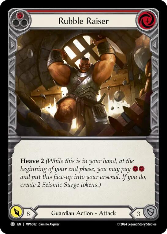 Rubble Raiser (Red) (MPG082) [Mastery Pack Guardian]