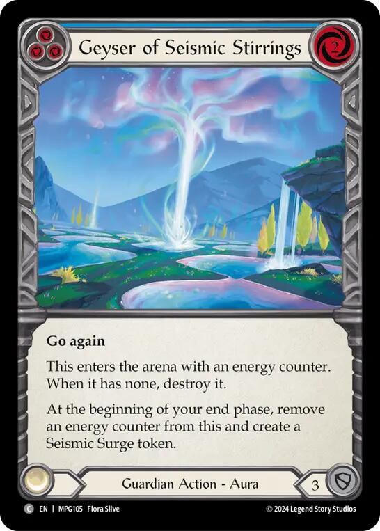 Geyser of Seismic Stirrings (Blue) (MPG105) [Mastery Pack Guardian]
