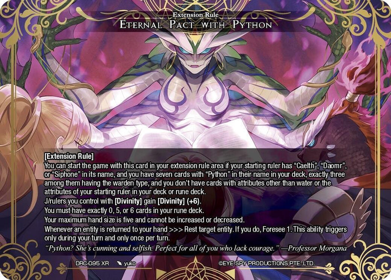 Eternal Pact with Python (DRC-095 XR) [Descent into the Raven's Catacombs]