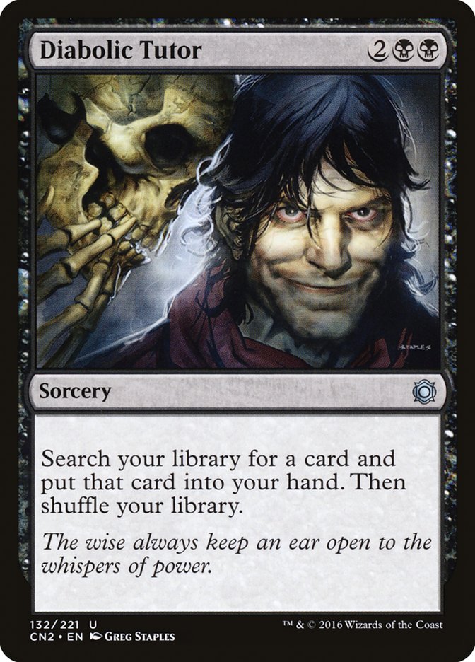 Diabolic Tutor (132) [Conspiracy: Take the Crown]