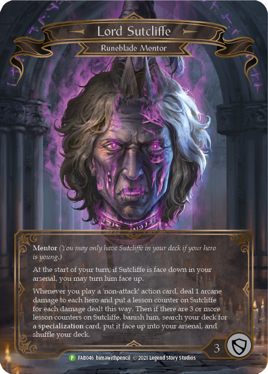 Lord Sutcliffe - FAB046 (FAB046) [Flesh and Blood: Promo Cards]