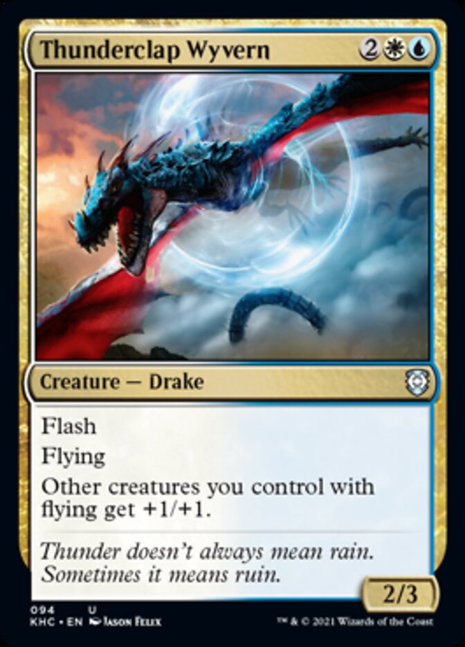 Thunderclap Wyvern (94) [Commander: Kaldheim]