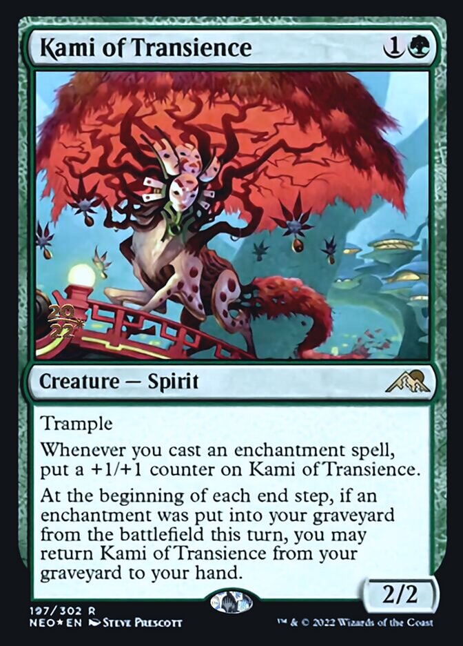 Kami of Transience (197) [Prerelease Cards]