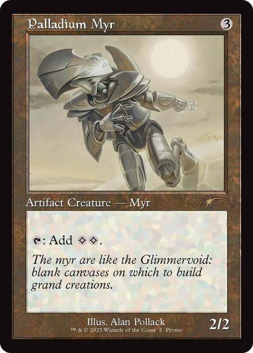 Image for Palladium Myr (Retro Frame) (3) - Magic: The Gathering
